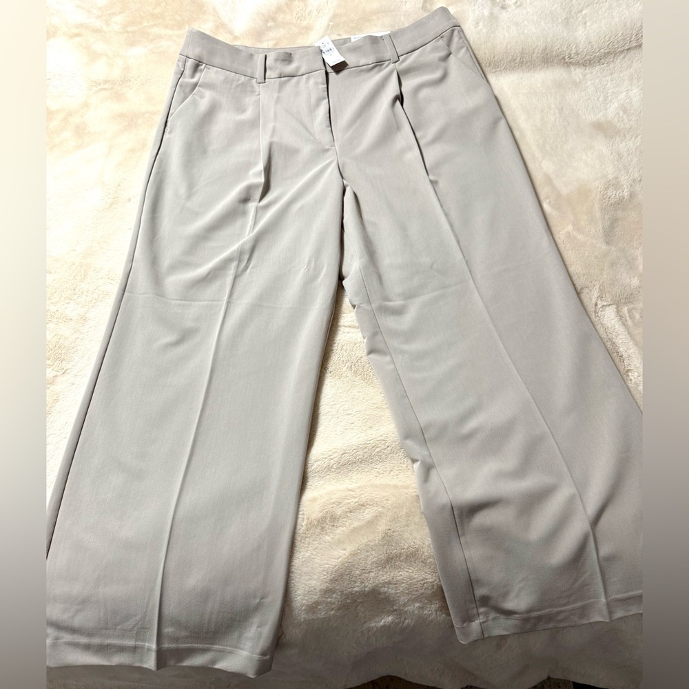 ✨ LOFT Outlet Peyton Trouser – High Rise Wide Leg Pants | Size 18 ✨